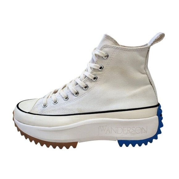 JW Anderson x Converse Run Star Hike White Platform Sneakers - Picture 4 of 11